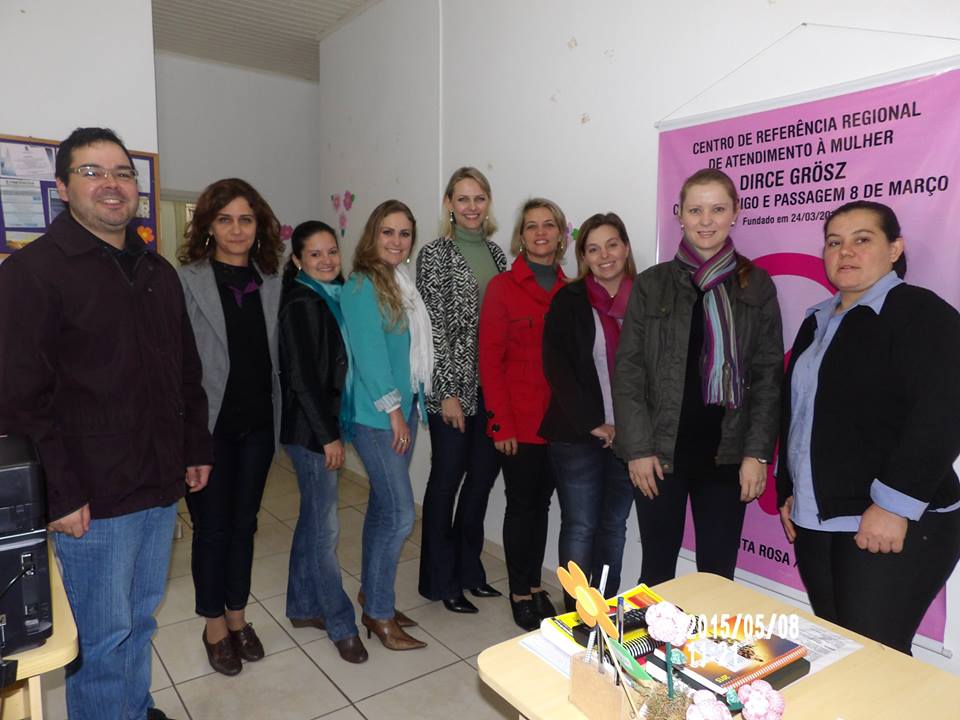 CENTRO DE REFERÊNCIA DA MULHER PARTICIPA DE EVENTO EM SANTA ROSA